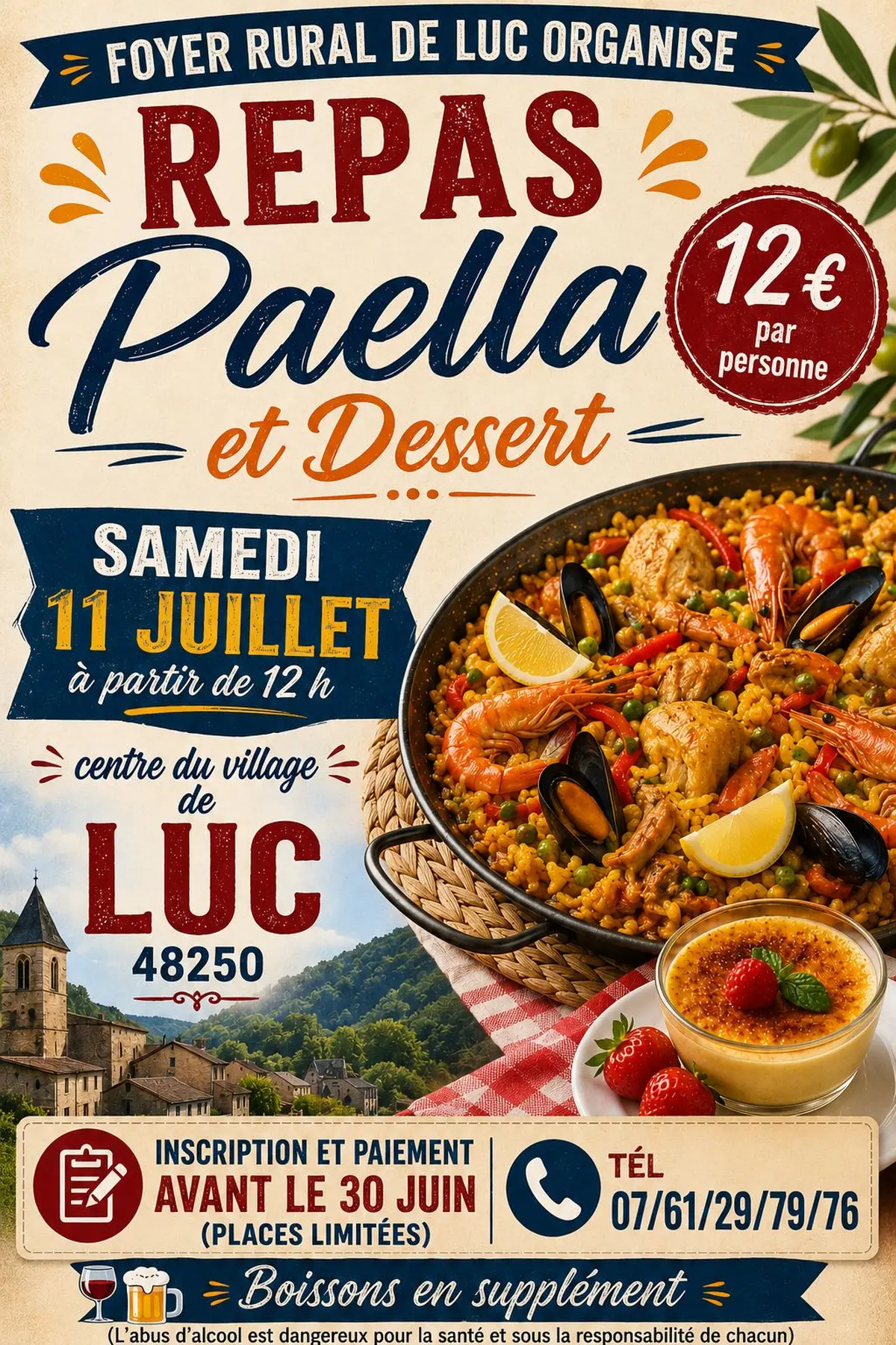 Repas Paëlla
