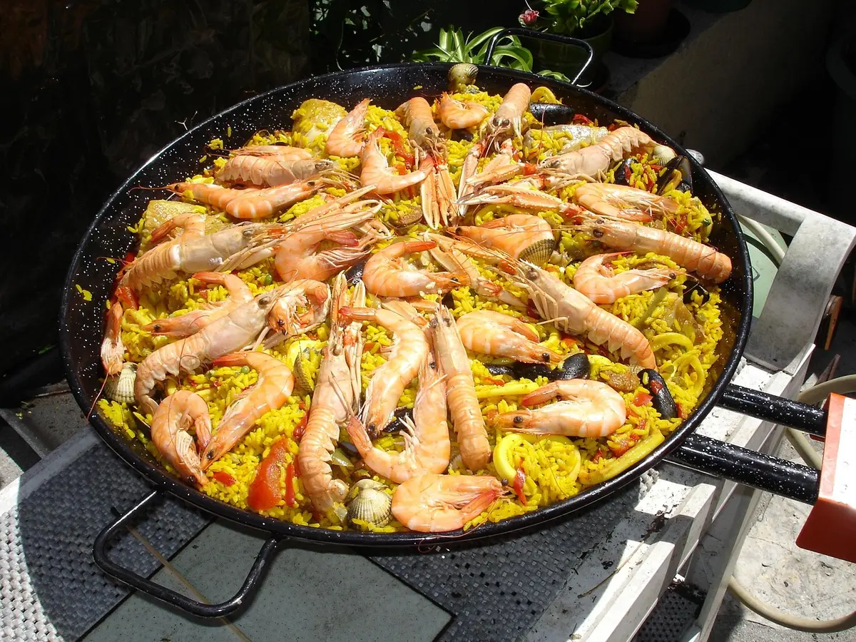 Repas paëlla