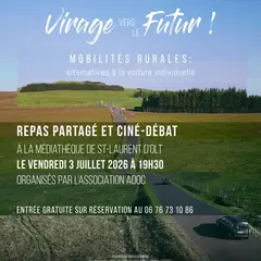 Repas partagé, ciné et débat à la médiathèque