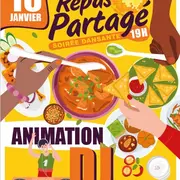 Repas partagé et soirée DJ