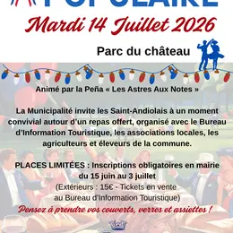 Repas populaire 2026