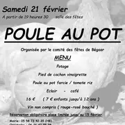 Repas Poule au pot