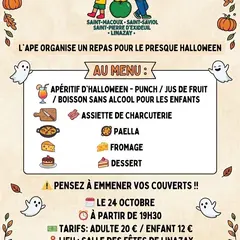 Repas « Presque Halloween »