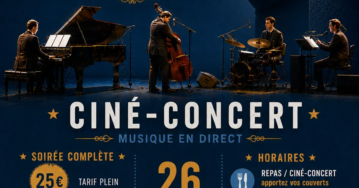 Repas, projections et concert avec Les Rois du Burlesque