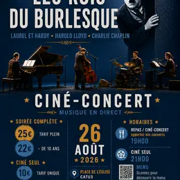 Repas, projections et concert avec Les Rois du Burlesque