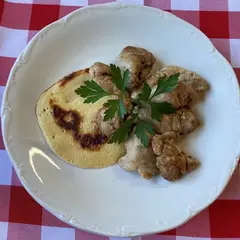 Repas ris d'agneau au restaurant Lou Paouzadou