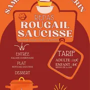 Repas rougail saucisse