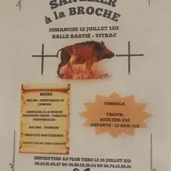 Repas Sanglier à la broche
