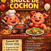Repas sauce de Cochon