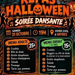 Repas/Soirée dansante Spécial Halloween