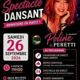 Repas Spectacle Dansant avec Poline de Peretti
