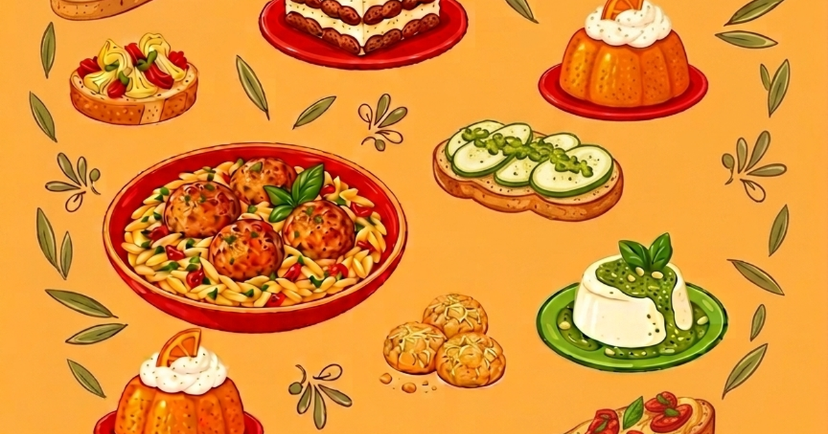 Repas-spectacle italien