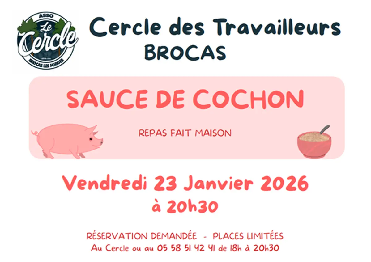 Repas traditionnel: sauce de cochon