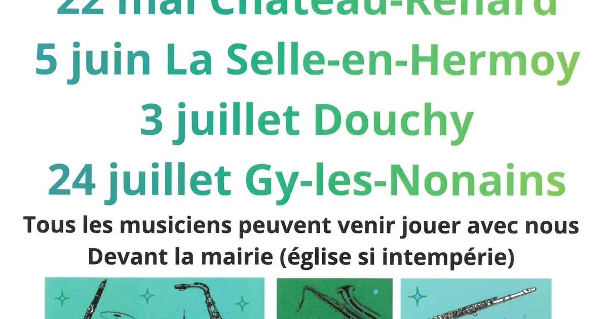 Répétition de musique plein air