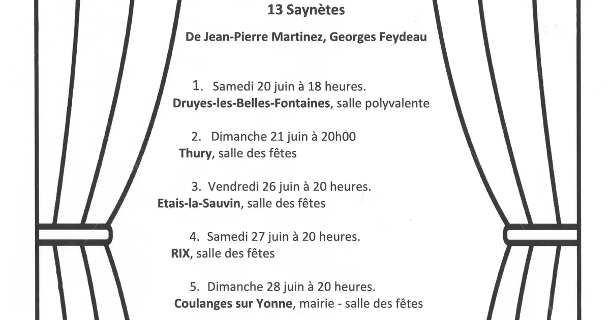 Représentation théâtrale - Troupe Les Clémentines