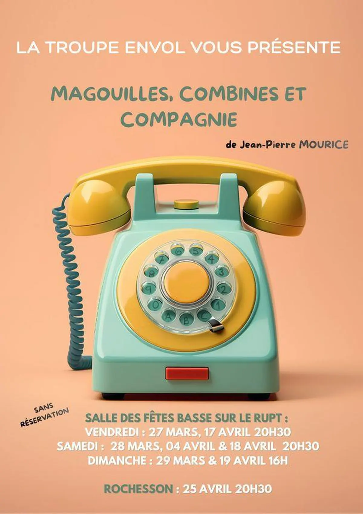 Représentations théâtrales MAGOUILLES, COMBINES ET COMPAGNIE