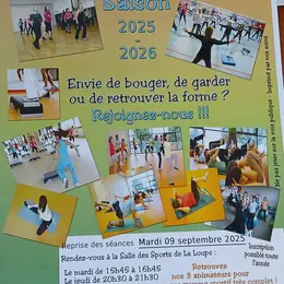 Reprise des cours de gym - La Loupe