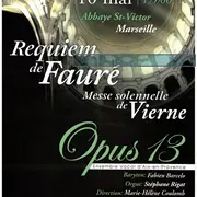 Requiem de Fauré , messe solennelle de Vierne