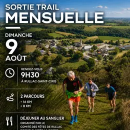 RÉQUIS'TRAIL- Sortie trail mensuelle à Rullac-Saint-Cirq