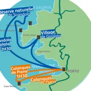 Réserve naturelle de Scandola et le village de Girolata de Porto