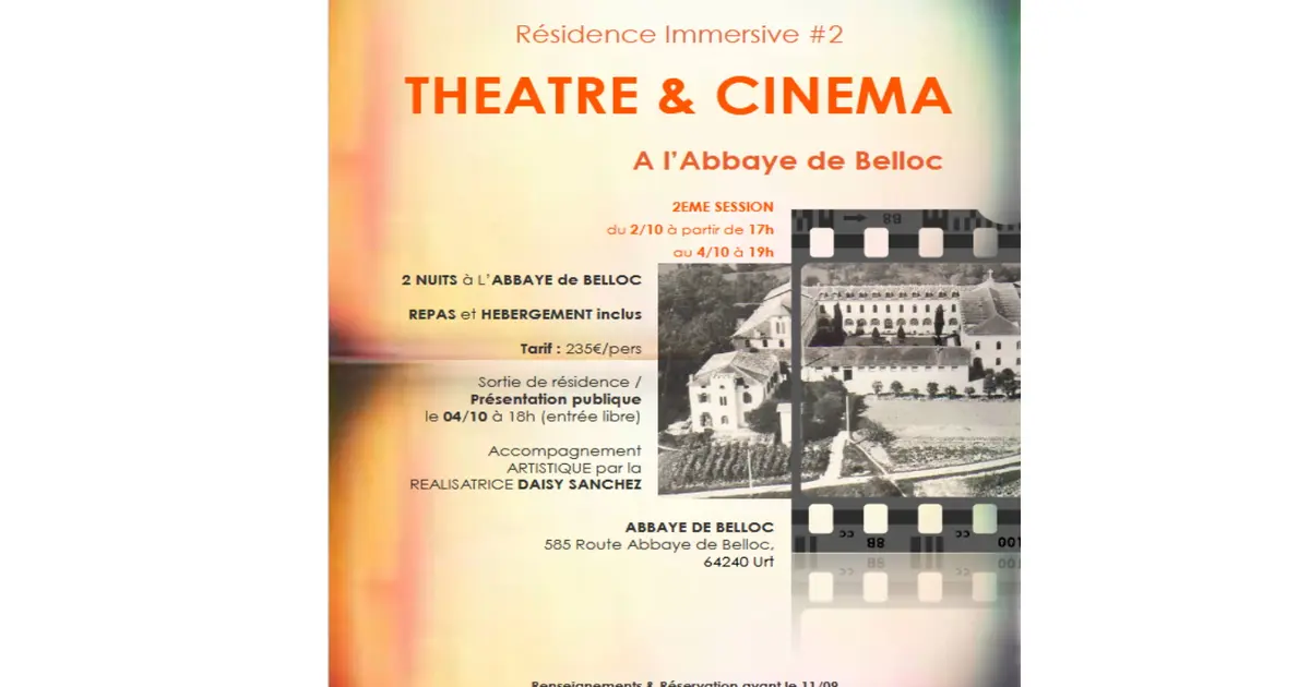 Résidence immersive : Théâtre et Cinéma