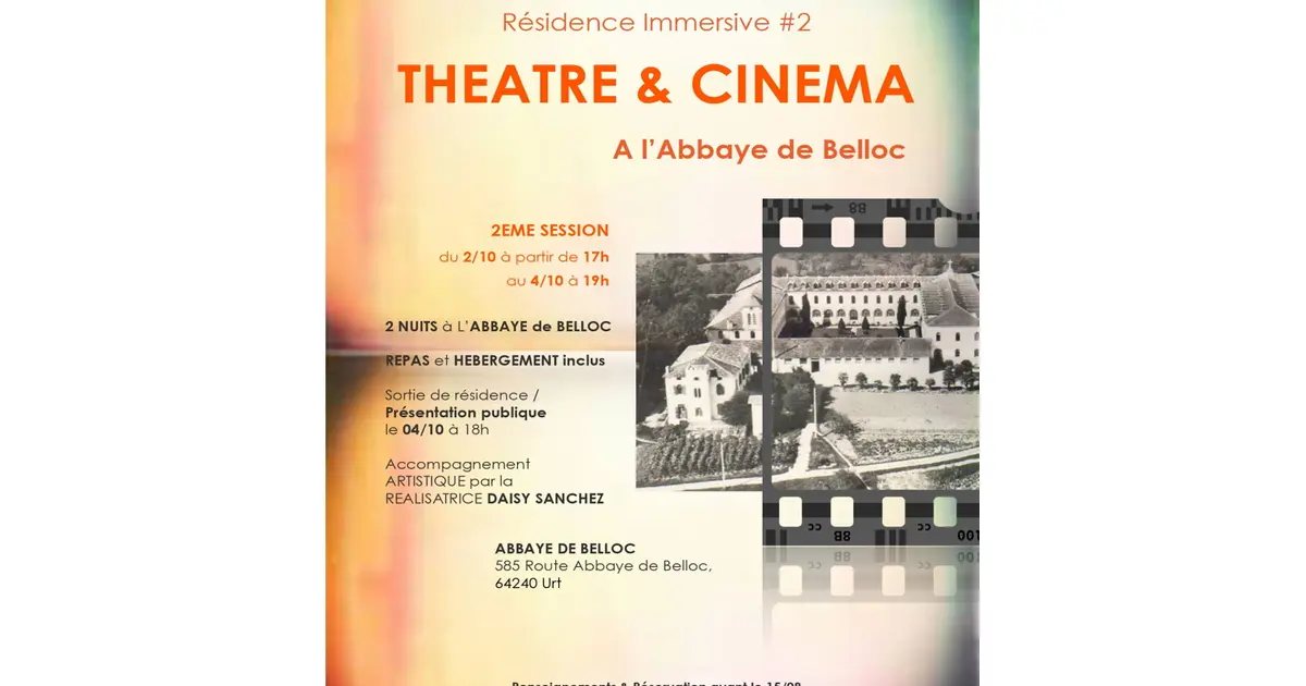 Résidence immersive : Théâtre et Cinéma