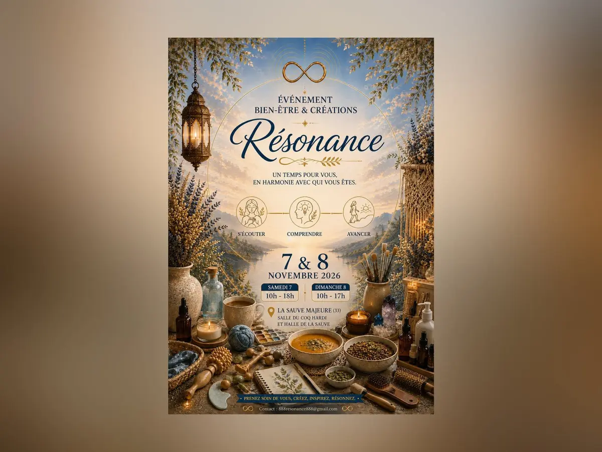 Résonance : le week-end bien-être et créations incontournable de l'Entre-deux-Mers