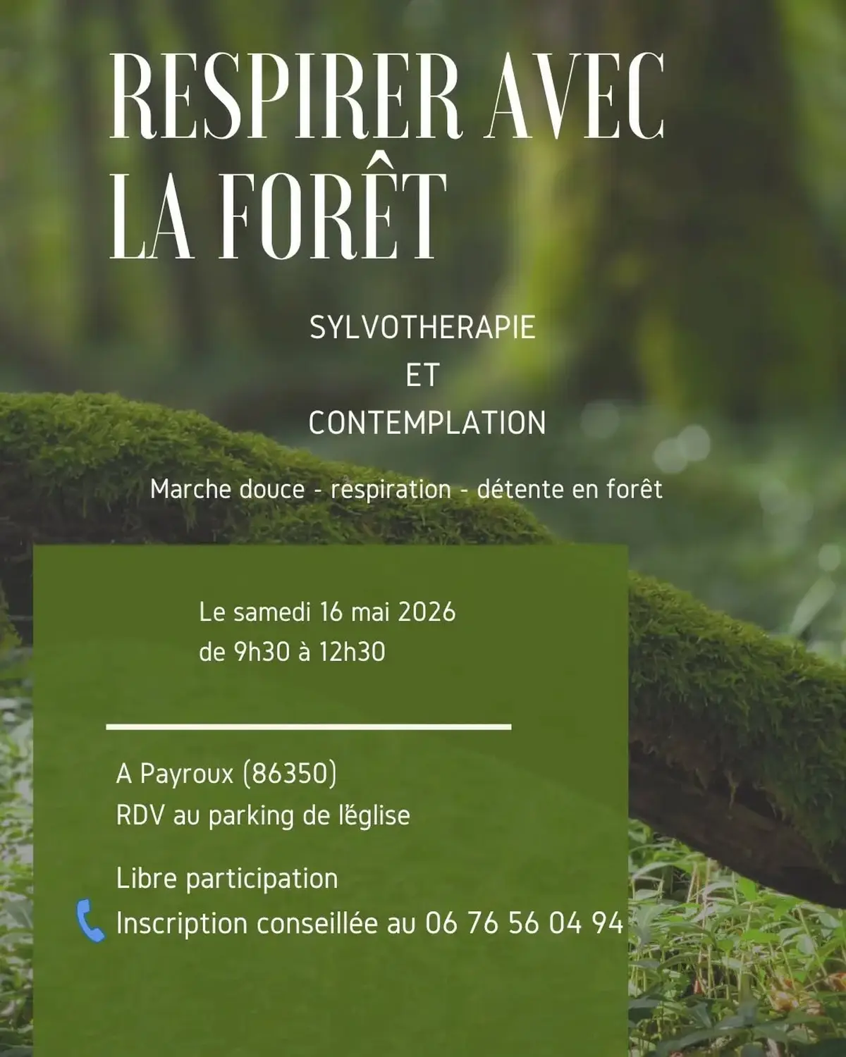 Respirer avec la forêt