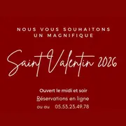 Restaurant L'Atelier | Menu de la Saint-Valentin - Diner