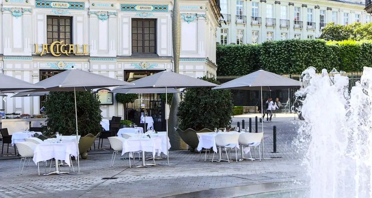 Restaurant La Cigale : une institution nantaise face au th&eacute;&acirc;tre Graslin
