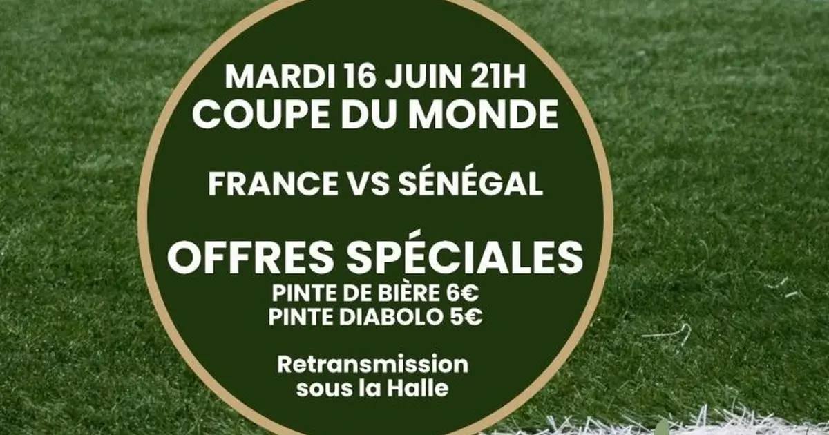 Retransmission Coupe du monde au Ô Bistro Madeline