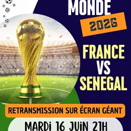 Retransmission coupe du monde France vs Senegal