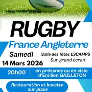 Retransmission du match de rugby France-Angleterre