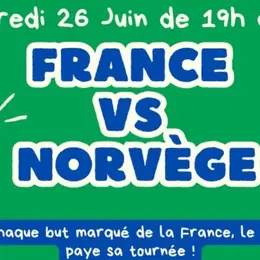 Retransmission Match de foot : France vs Norvège