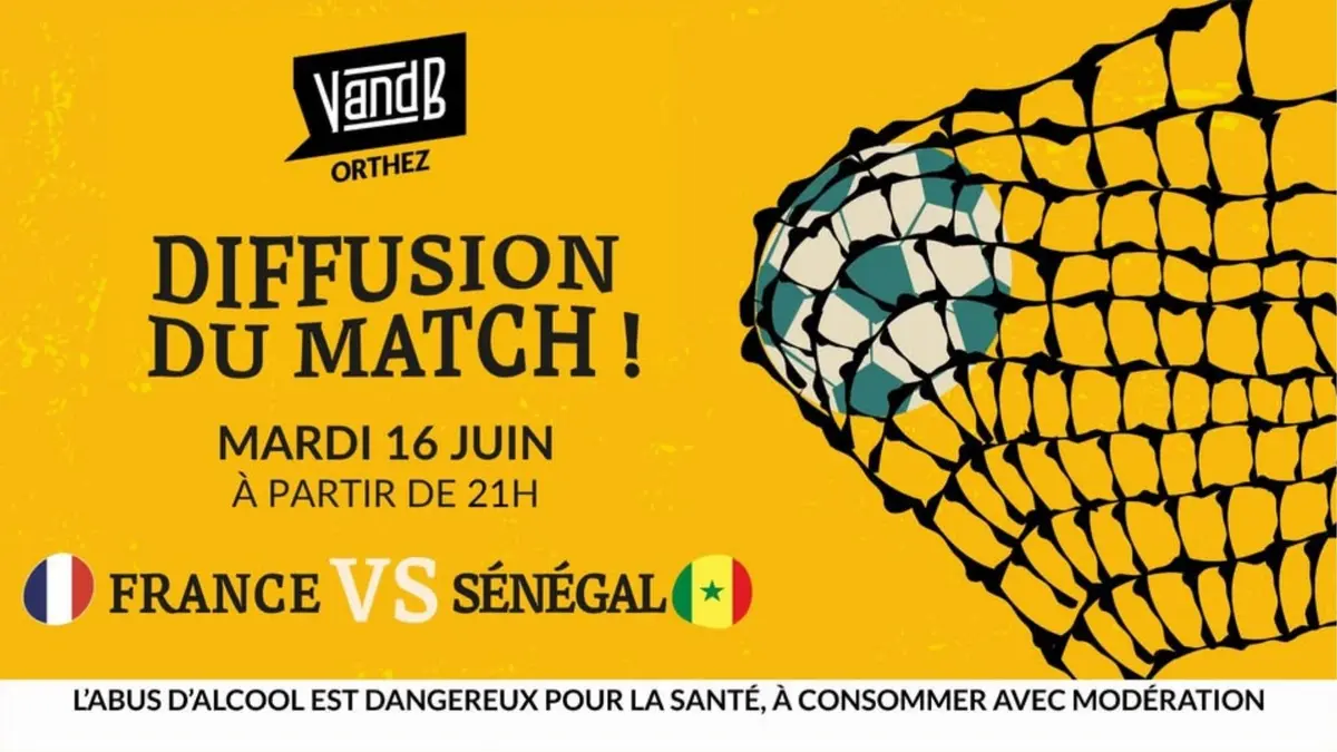 Retransmission match de football : Sénégal vs France