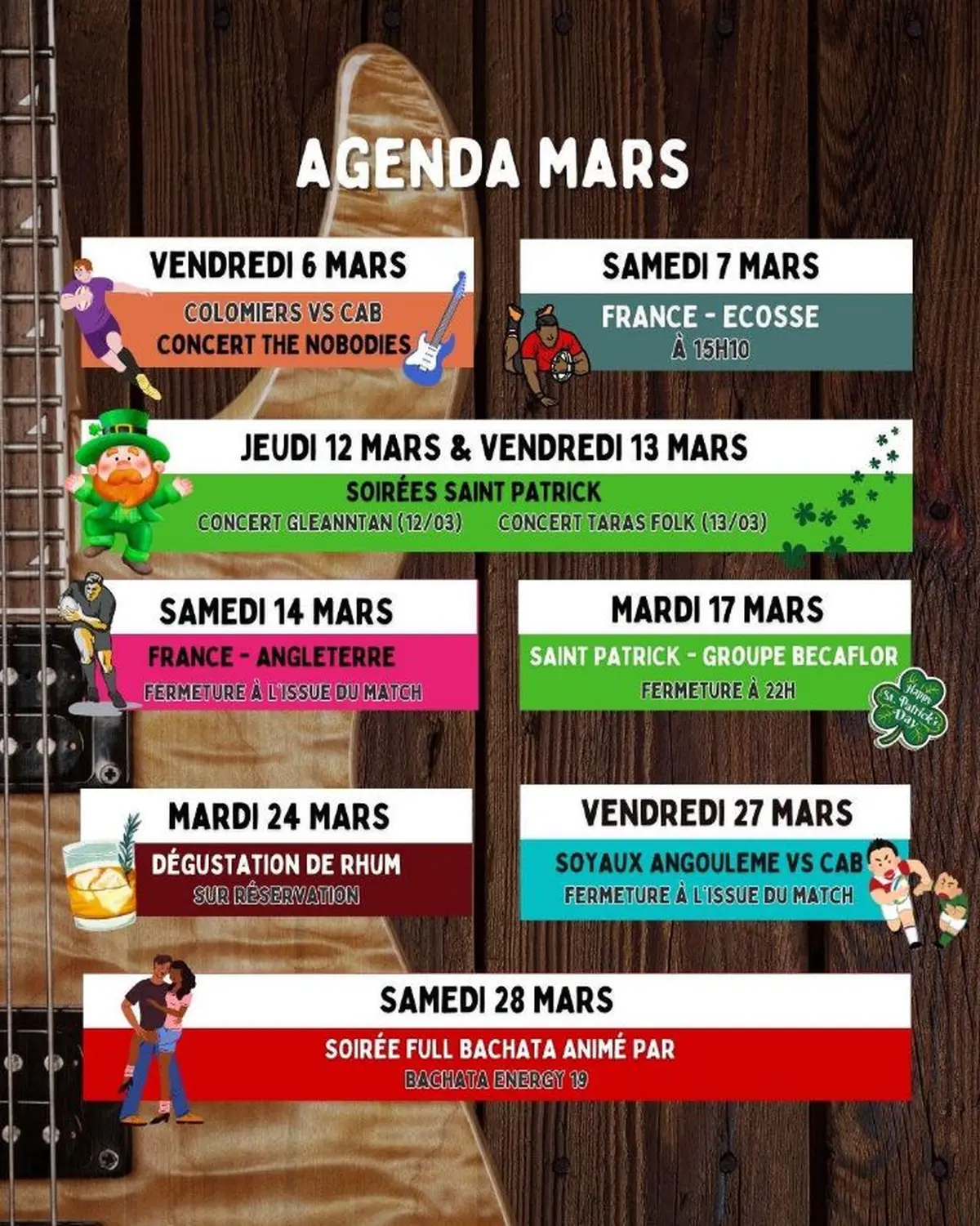 Retransmission Match Tournoi des 6 nations au V and B Brive