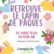 Retrouvez le lapin de pâques !
