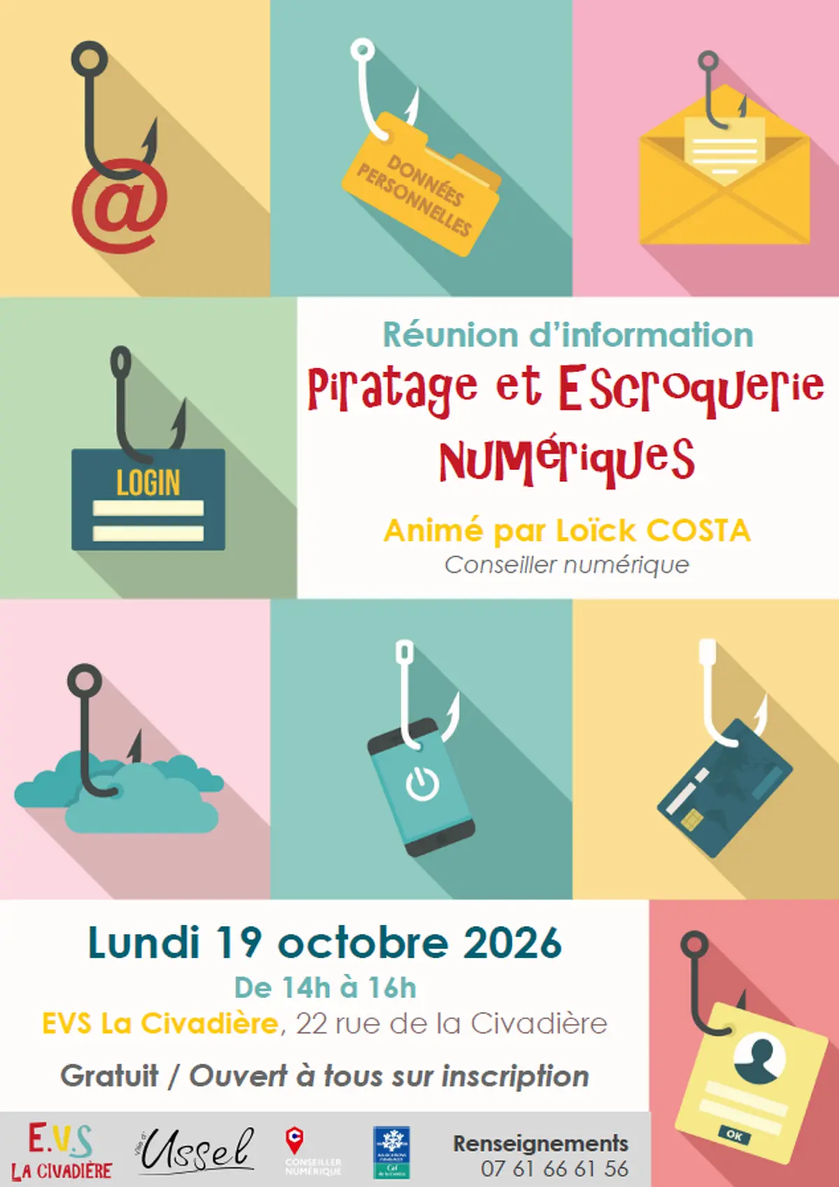 Réunion d'information piratage et escroquerie numérique