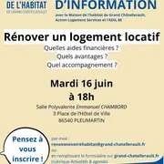 Réunion d'information pour rénover un logement locatif