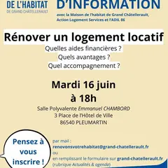 Réunion d'information pour rénover un logement locatif