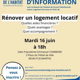 Réunion d'information pour rénover un logement locatif