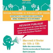 Réunion publique sur l'aménagement de l'allée Mérimée et du city-stade Flaubert