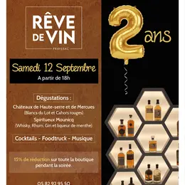 Rêve de Vin fête ses 2 ans !
