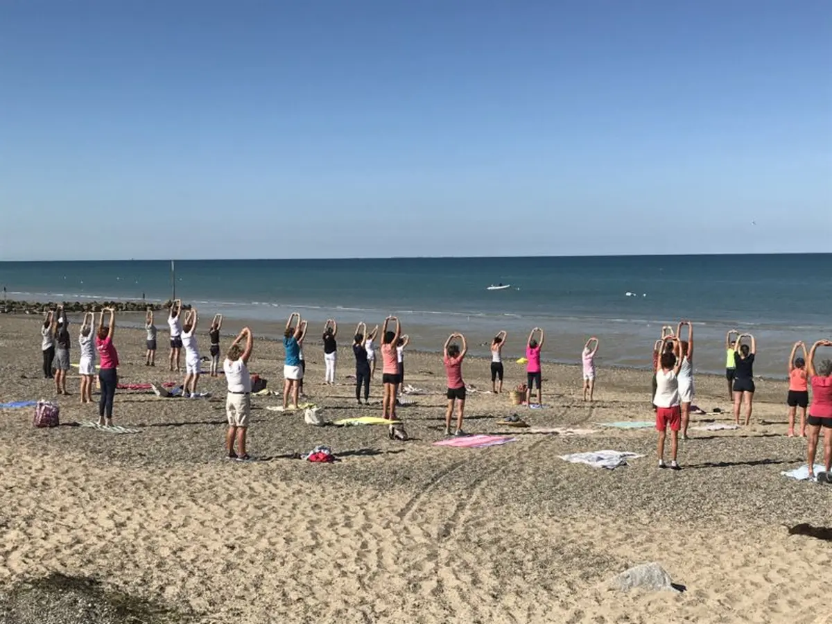 Réveil musculaire sur la plage
