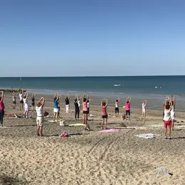 Réveil musculaire sur la plage