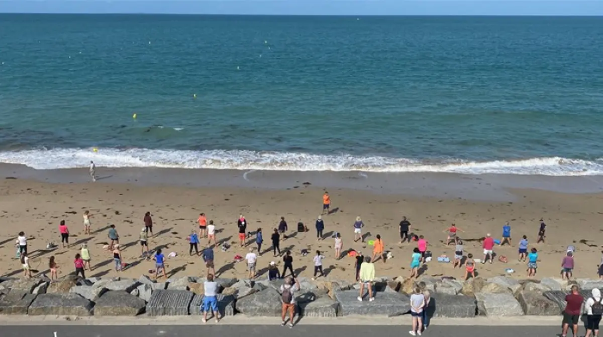 Reveil musculaire sur la plage