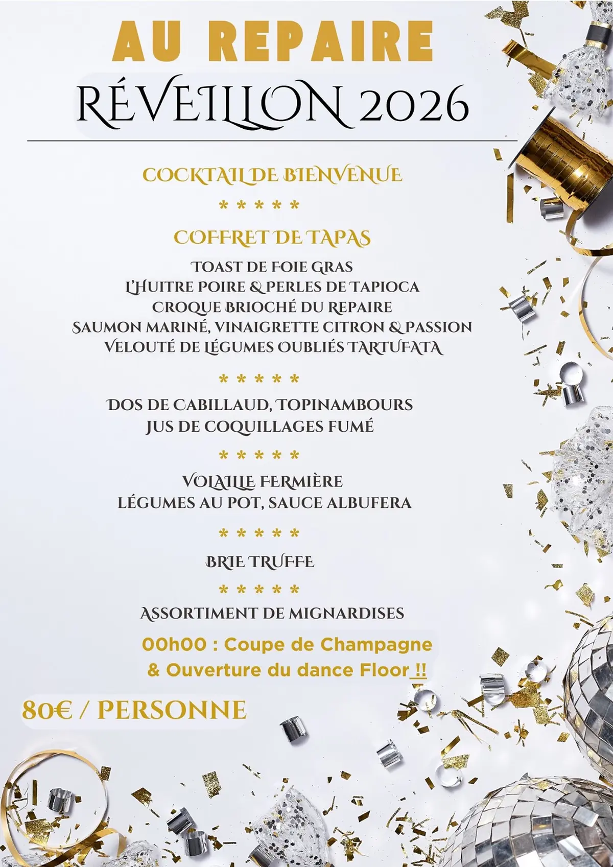 Réveillon au Repaire