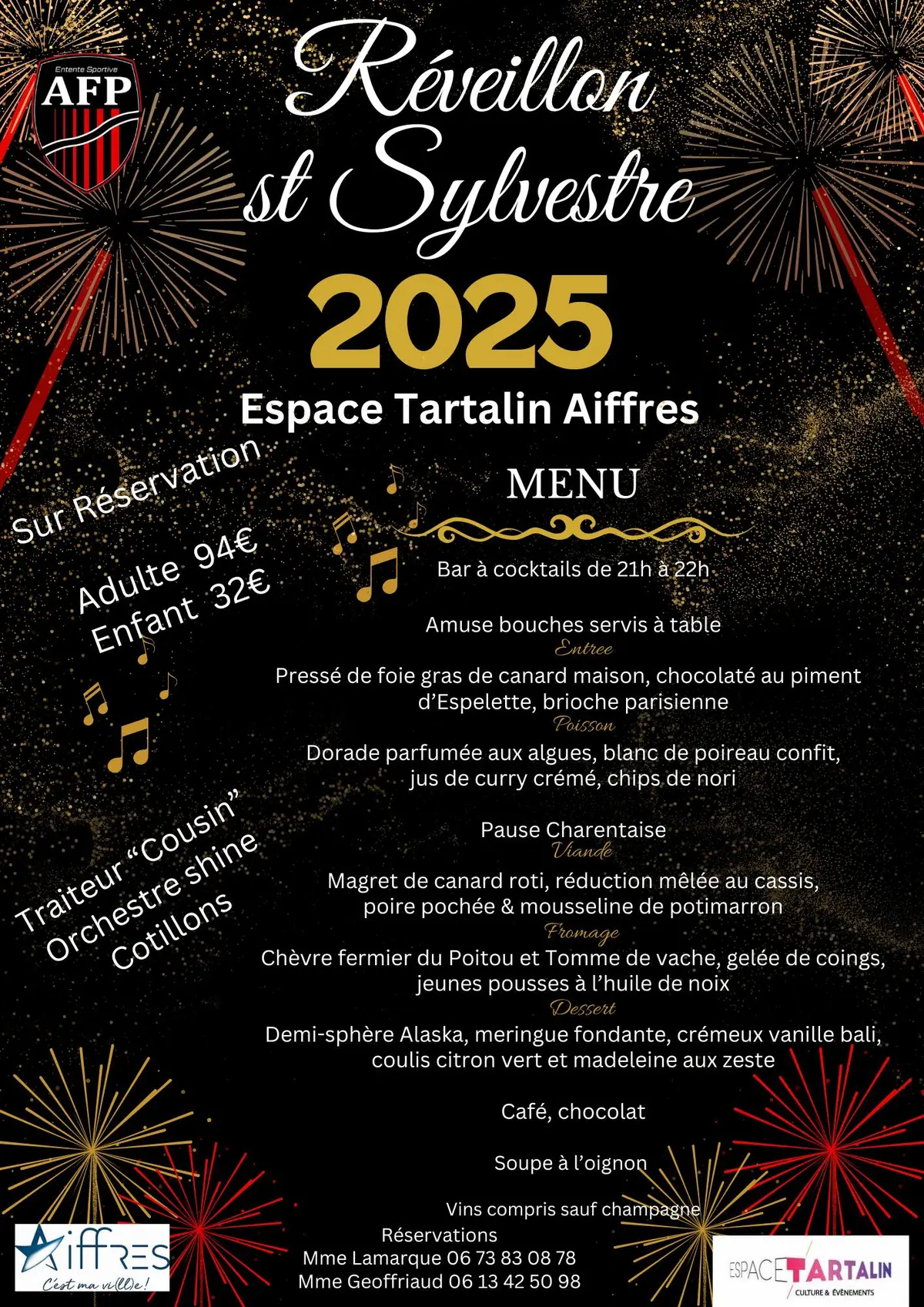 Réveillon de la Saint-Sylvestre à Aiffres