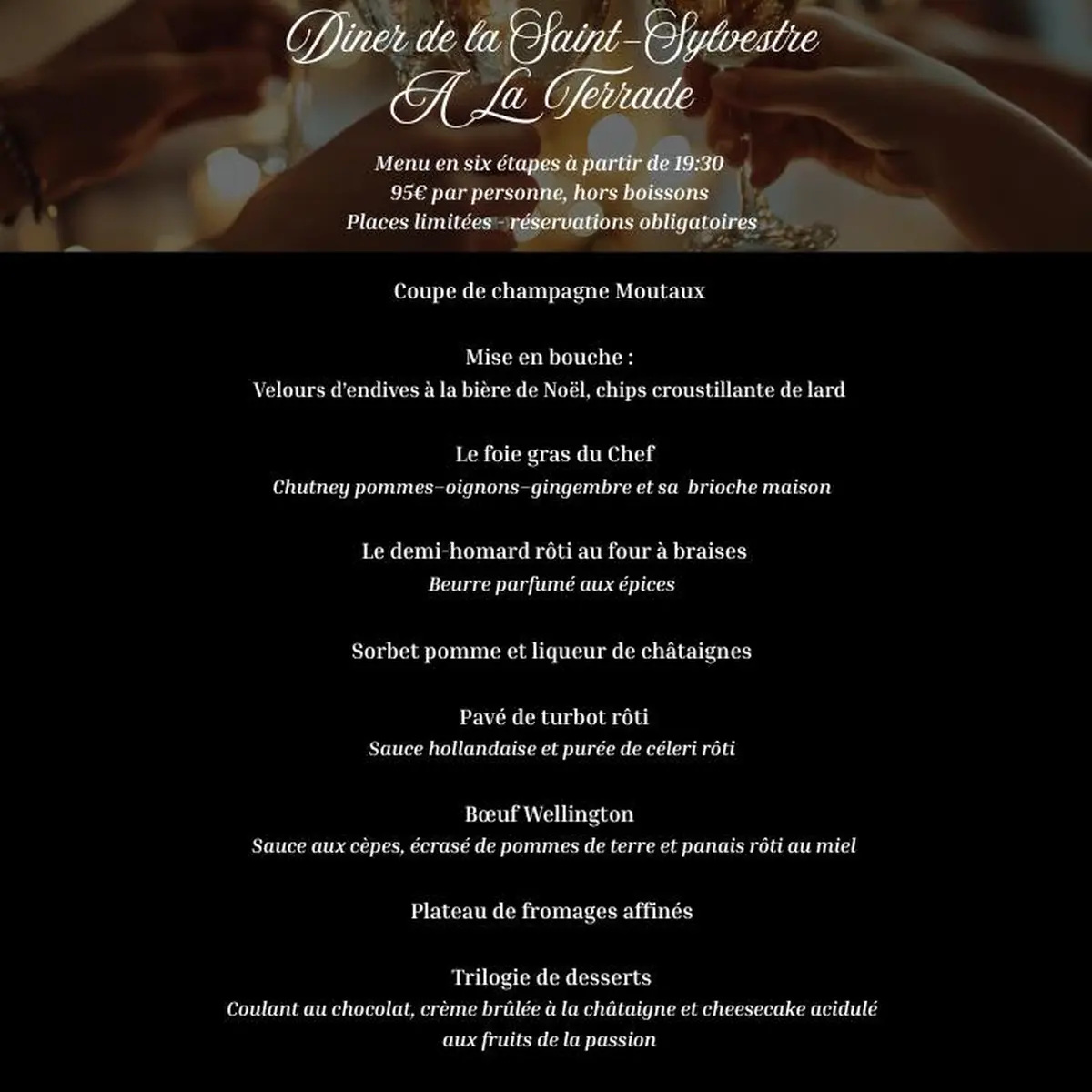 Réveillon de la Saint Sylvestre à LA TERRADE