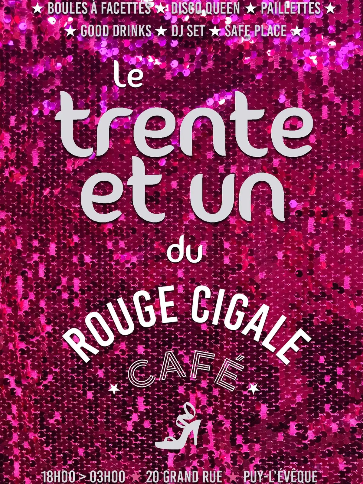 Réveillon de la Saint-Sylvestre au Rouge Café